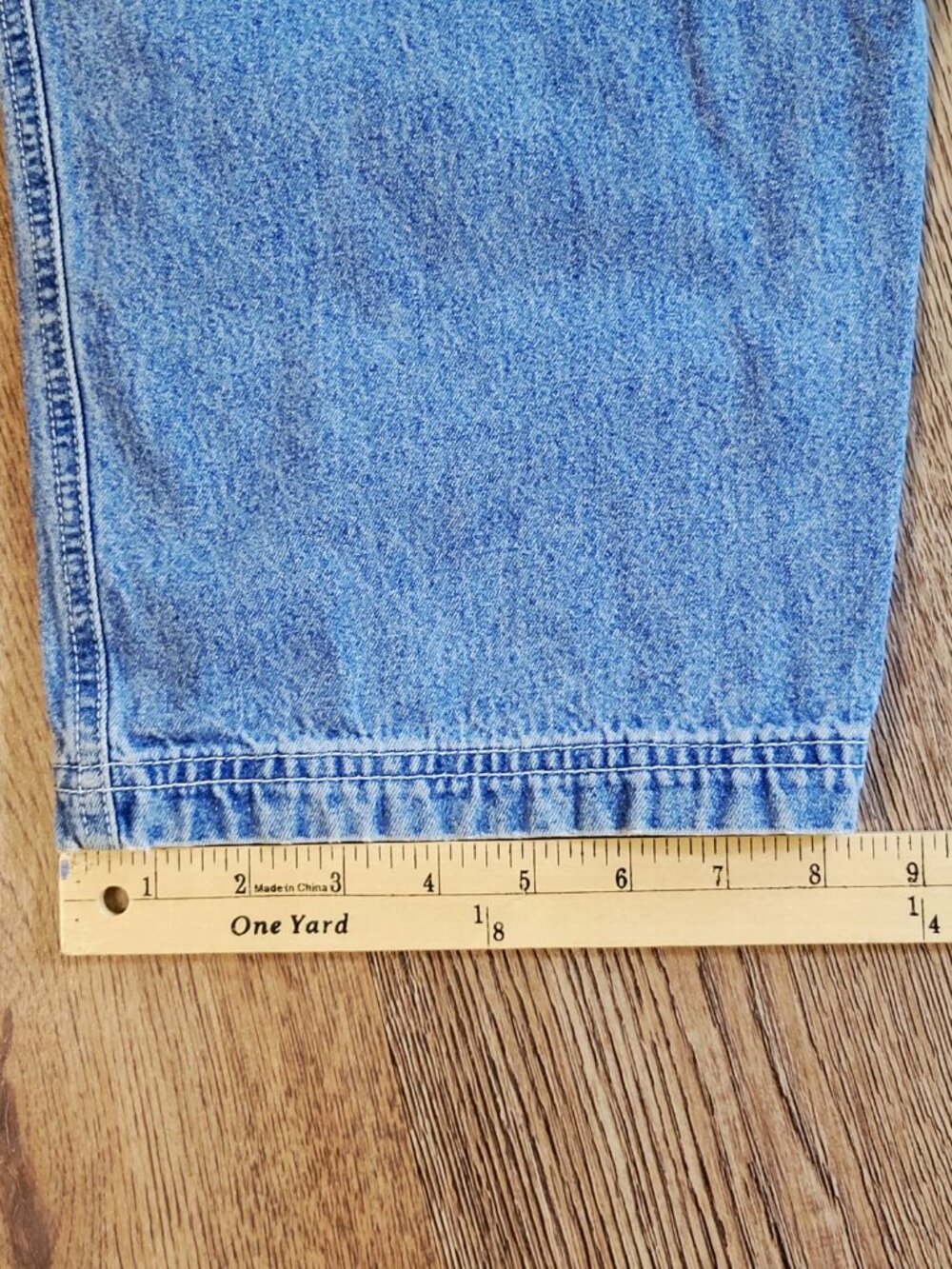 St. John's Bay Bib Overalls Womens Size 18 Blue Denim Retro Vintage Y2K Workwear - Picture 12 of 16